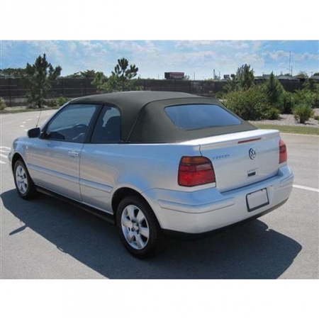 Volkswagen Golf Cabrio Black Convertible Top: Twill Grain Vinyl