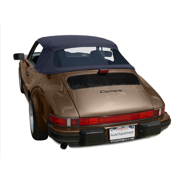 Porsche 911 Convertible Soft Top Replacement - Blue Stayfast Canvas