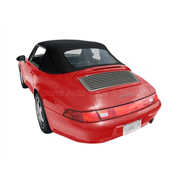 Porsche 911 Convertible Top Replacement - Black TwillFast Canvas