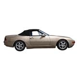 Porsche 944 & 968 Convertible Soft Tops - Black Twillfast II