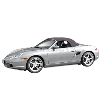 Porsche Boxster Convertible Top Replacement w/ Glass Window, Space Grey