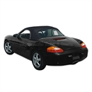 Porsche Boxster Convertible Soft Top w/ Plastic Window - Black