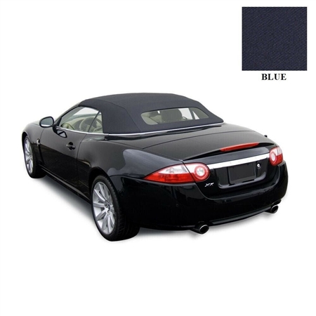 Jaguar Convertible Top 2007-15 XK/XKR Twillfast RPC Canvas, Blue