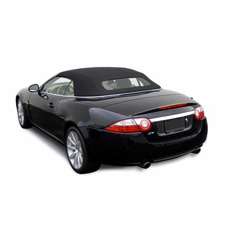 Jaguar Convertible Top 2007-15 XK/XKR Twillfast RPC Canvas, Black