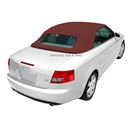 Audi A4 2003-2009 Convertible Top w/ Glass Window: Bordeaux