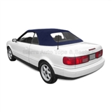 Audi Cabrio Convertible Top w/ Plastic Window - Blue Twillfast II