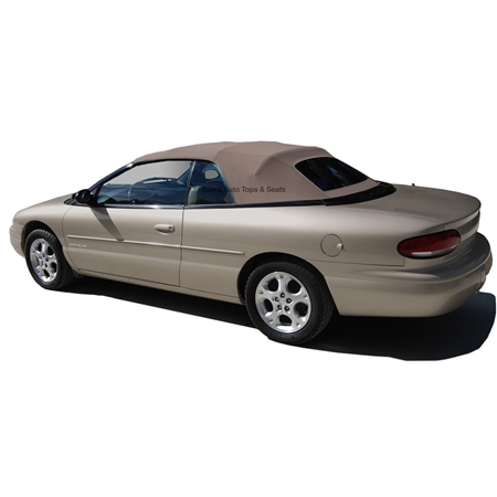 Chrysler Sebring Convertible Top - Beige Twillfast & Glass Window