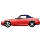 2000-2001 Honda S2000 Convertible Top - Blue Cloth, Plastic Window