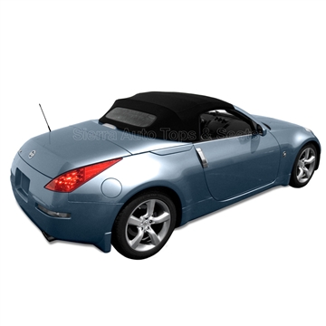 Replacement 2004-2009 Nissan 250Z Black Replacement Soft Tops