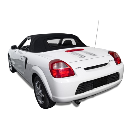 Toyota MR2 2000-2007 Convertible Top - Black Stayfast w/ Glass Window