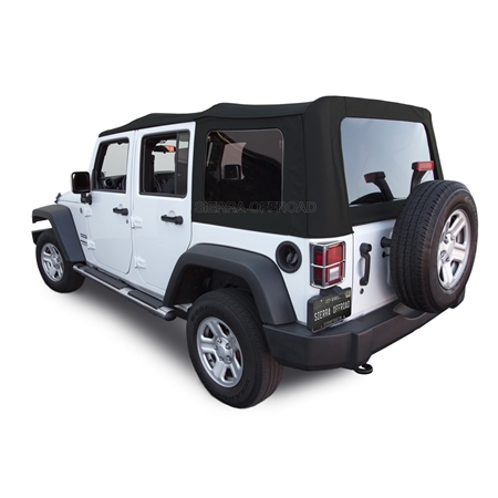 Jeep Wrangler JK Twill Canvas Soft Top