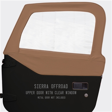 Sierra Offroad 1997-2006 TJ Wrangler Upper Doors in Saddle Twill (2)