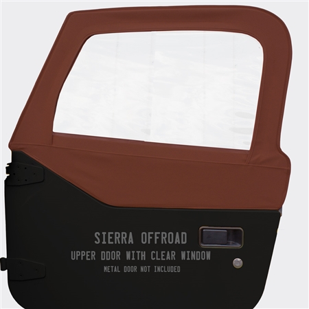 Sierra Offroad Upper Doors for Jeep Wrangler - Bordeaux