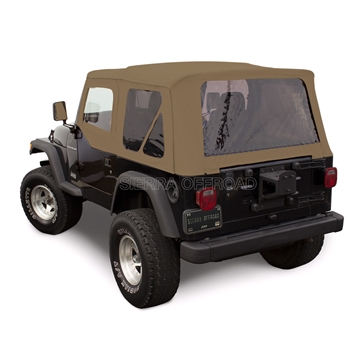 Sierra Offroad TJ Wrangler Soft Top & Door Skins | Sandalwood