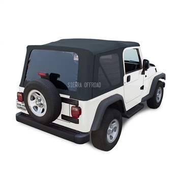 Sierra Offroad Jeep Wrangler TJ Soft Top 2003-06 in Blue Twill w/Tinted Windows