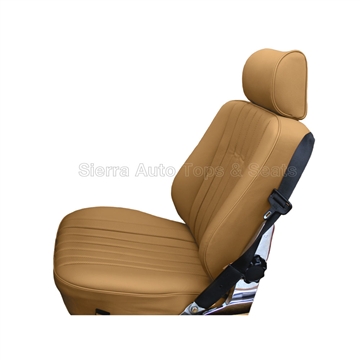 Mercedes SL Roadster Seat Kit, Palomino with Diamond Insert | Auto Tops Direct