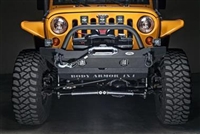 Body Armor '07+ Jeep Wrangler JK Mid-Stubby Front Winch Bumper