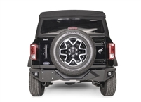 Fab Fours '21+ Ford Bronco Vengeance Rear Bumper, Matte Black