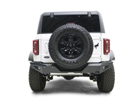 Fab Fours '21+ Ford Bronco Standard Rear Bumper, Matte Black