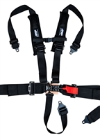 PRP Competition Style 5 Point Harness, 3" Lap, 2" Shoulder w/Pads
