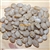 30 lbs White Polished River Pebble Stone 0.5"-0.8"