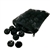 50pcs Black Aquarium Fish Tank Filter Bio-Balls Filtration Media, 1-inch