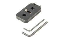 2.75 inch Plate with 2 Quick Detach Sockets