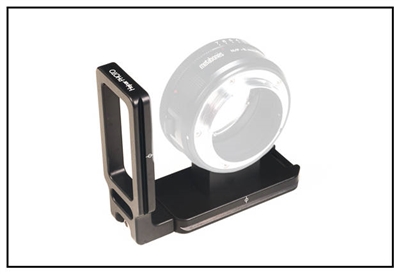 L Bracket for Metabones N/F - E Mount Adapter