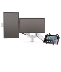 Innovative 7050-Switch Height Adjustable Dual Monitor & Laptop Mount