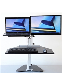 Hybrid Kangaroo Sit Stand Workstation