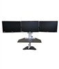 Kangaroo Elite Desktop Sit Stand Desk- Triple Monitor