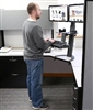 Health Postures Taskmate Go Sit Stand Desk