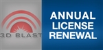 3D BLAST Annual License Renewal