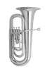 John Packer Eb Tuba - mini 3 valve - silver