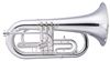 John Packer Marching Euphonium - silver with ABS Case