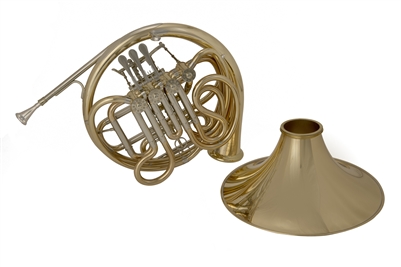 John Packer Bb/F Double French Horn - JP Rath - detachable bell - lacquer