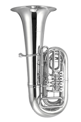 John Packer BBb Rotary Valve Tuba - JP Sterling Silver