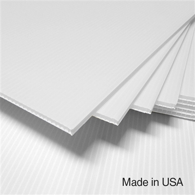 IntePro Corrugated Plastic - White - 4 mm