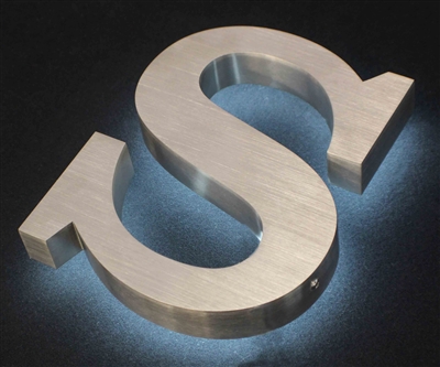 Fabricated Metal Letter Signs - Halo/ Back Lit
