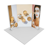 Angled Slim Modular Lightbox Display with  Fabric Print Set