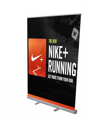 Retractable Roll Up Banner Stand 57" with Vinyl Print