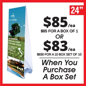 Double Sided Outdoor X Banner Stand Water Base - Stand Only