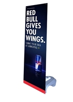 Outdoor X Banner Stand Water Base with 24"x 57" Vinyl Print