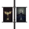 Street Pole Banner Brackets 36" Double Set with (2) 36" x 60" Vinyl Banners