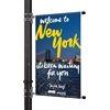 Street Pole Banner Brackets 36" with 36" x 48" Vinyl Banner