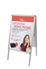 A-Frame Snap-Open Sidewalk Poster Stand with Vinyl Prints