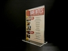 Acrylic Bottom Loading Display Sign Holder 5" x 7"