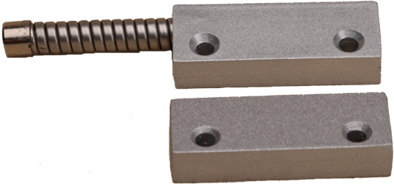 Quick Switch QS-912MA-P Surface Mount Metal Magnetic Door Contact w/ Protected Cable (Closed Loop)