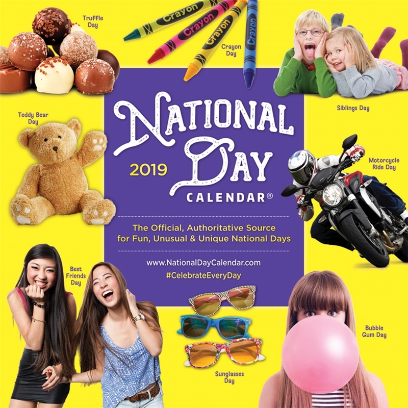 2019 National Day Wall Calendar Single Pack