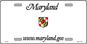 Maryland Blank License Plate Vinyl Cricut Pazzles